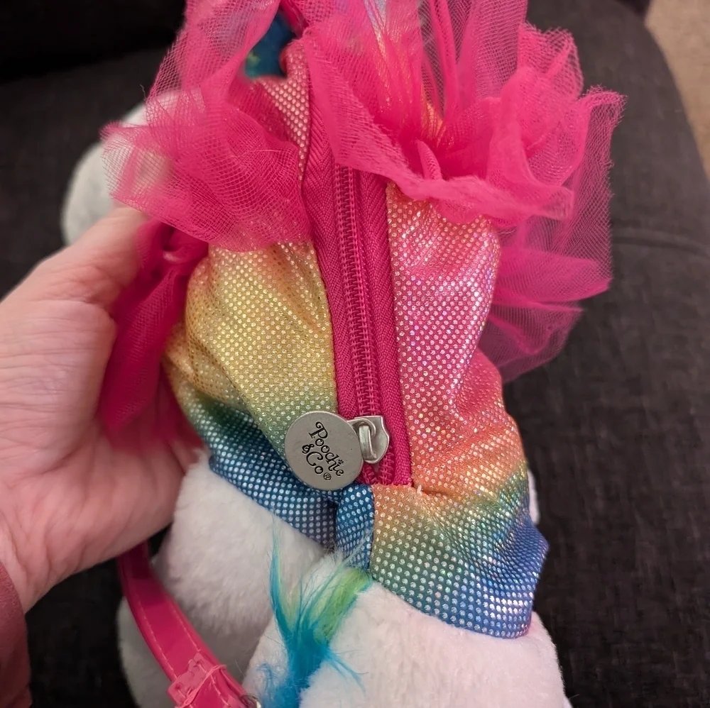 Rainbow unicorn purse